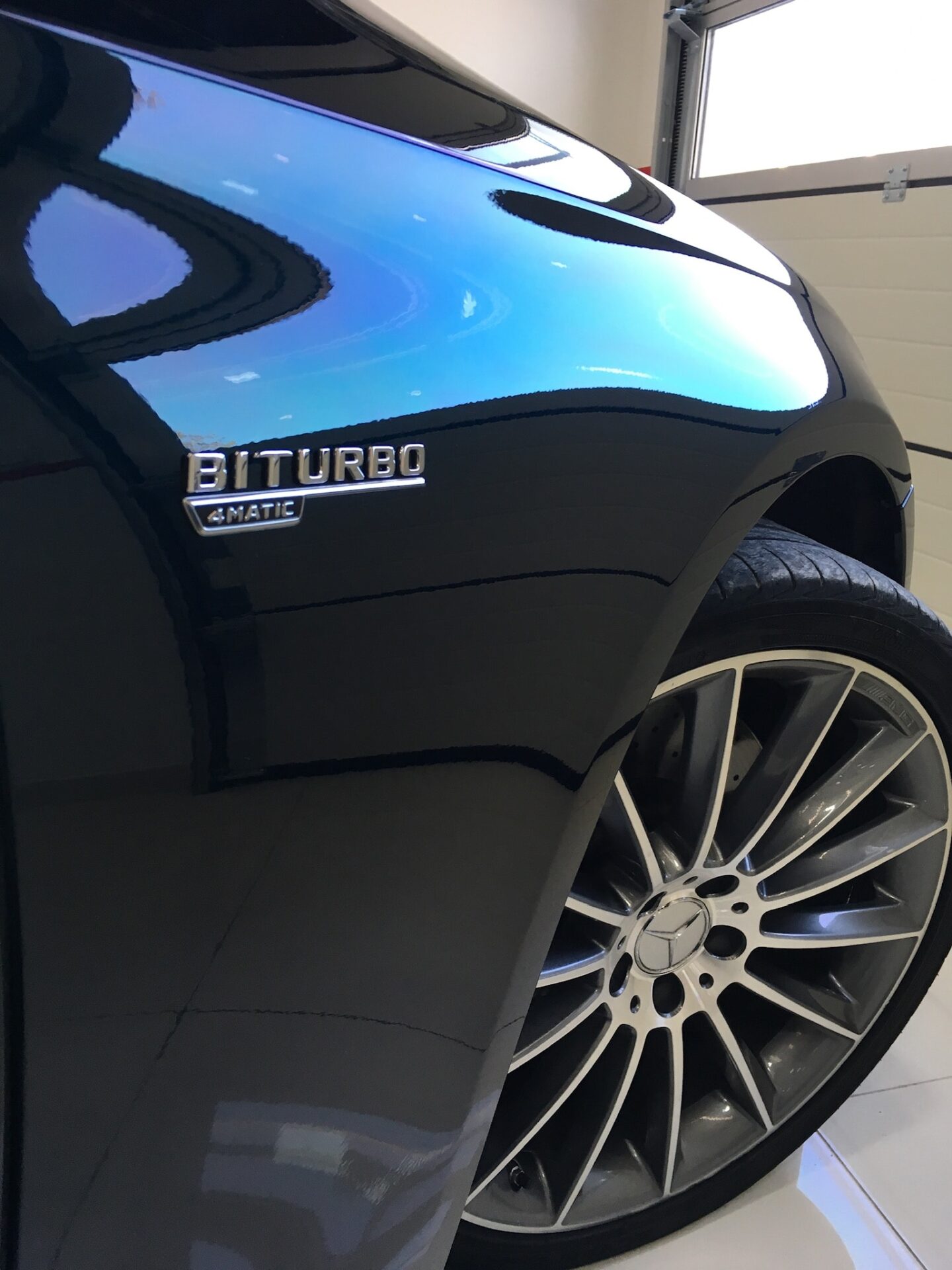 Paint correction being performed on a vehicle in South Florida